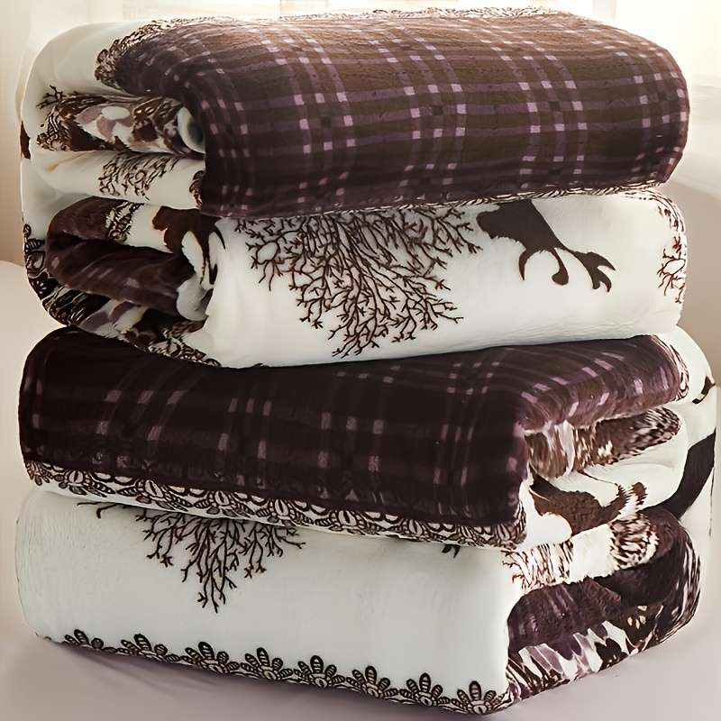 1ps Blanket Color Elk Forest size 150.01x200.0cm