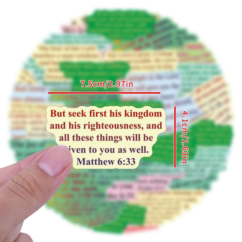 60pcs Jesus Christian Themed Stickers