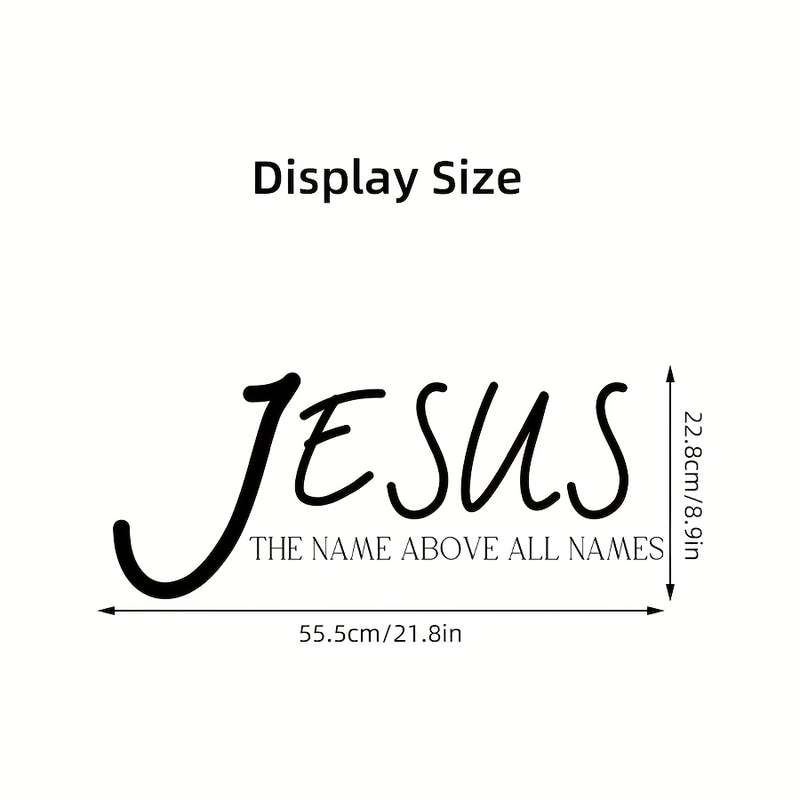 1pc  Black Jesus Christian Themed Stickers