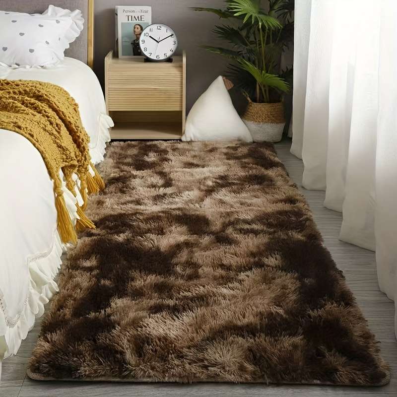 1Pc Tie Dye Brown 100x140cm Floor Mat