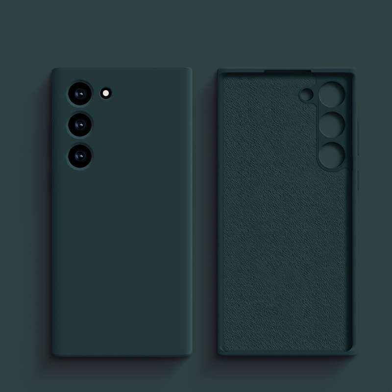 1pc Dark Green For Samsung Samsung Galaxy S23 Add   Phone Cases