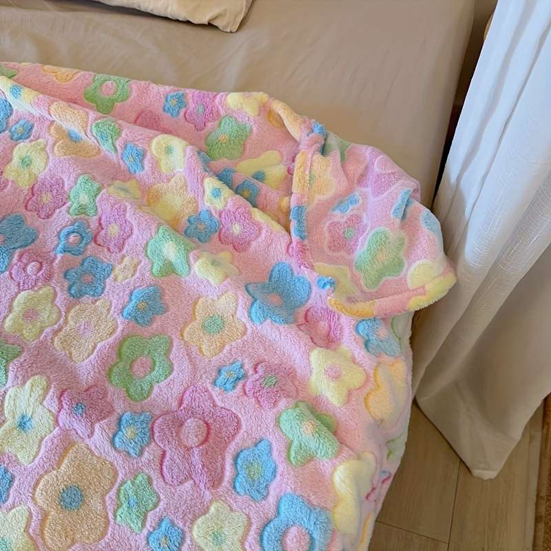 1ps Blanket Style Rose Red Plum