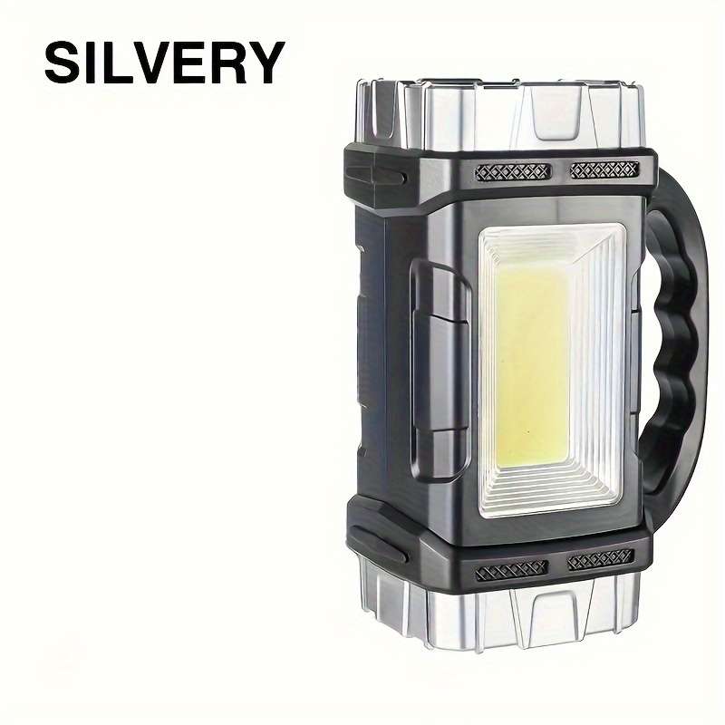 1PC Silvery Flashlight  1 Flashlight
