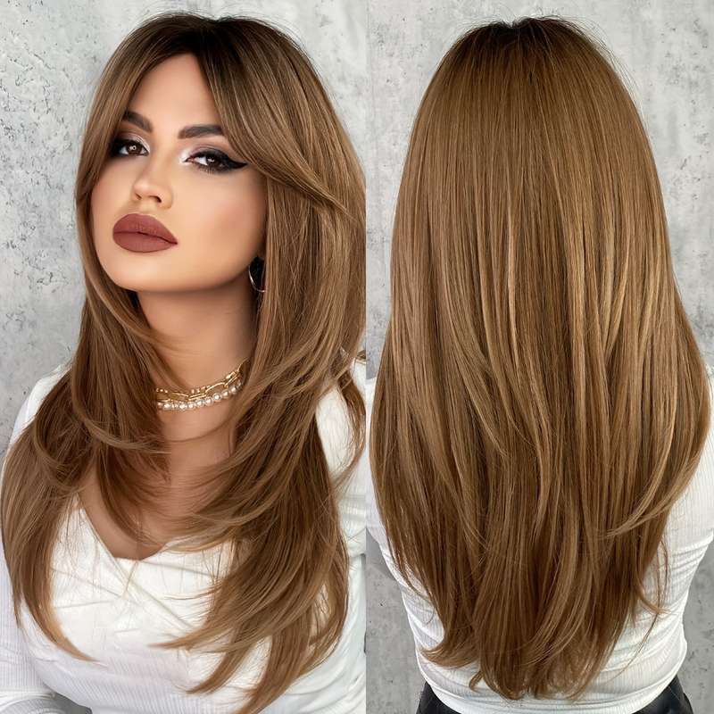 1Pc Highlight Blonde 60.96cm Fashion Design Wig