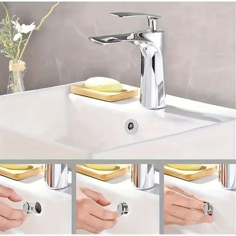 4pcs Sleek Chrome Plastic Overflow Rings for Kitchen Bathroom Sinks Durable Easy Install Replacement