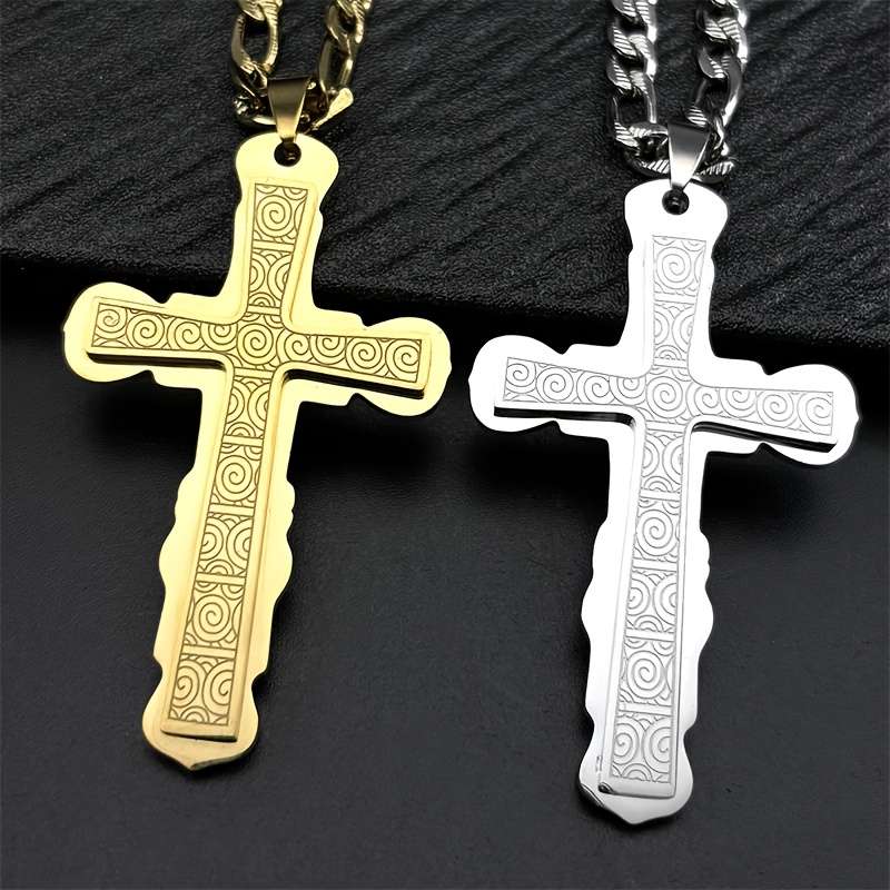 1 Piece Silvery Jesus Theme Pendant