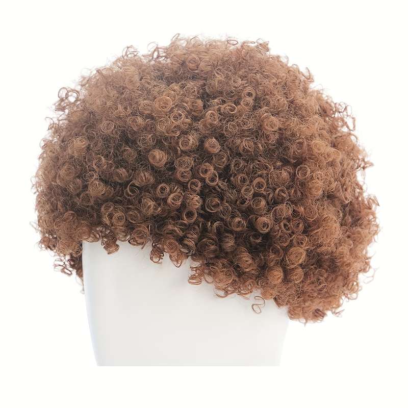 1Pc Brown 20.32cm Fashion Design Wig
