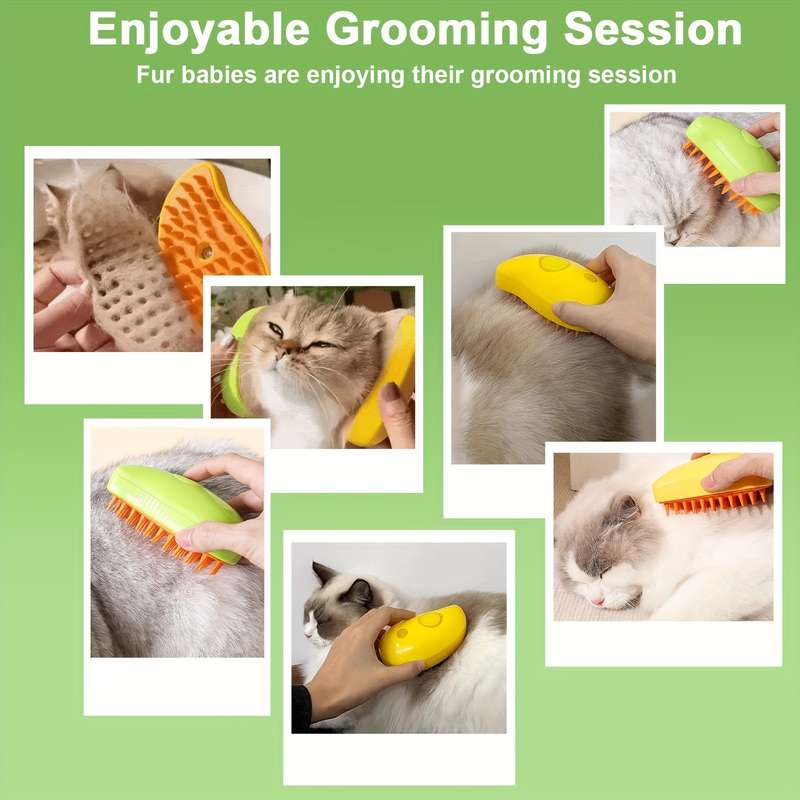 1pc Yellow Pet Comb