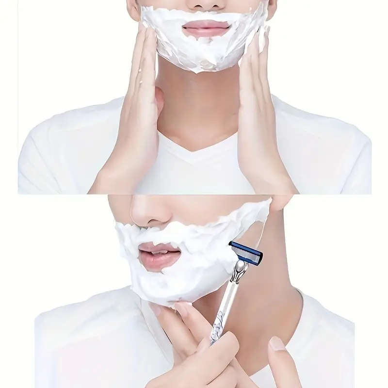Set of 90 blades 2 handles multi-PC Men's safety shaver suitable for Men's shaving Women's manual ha