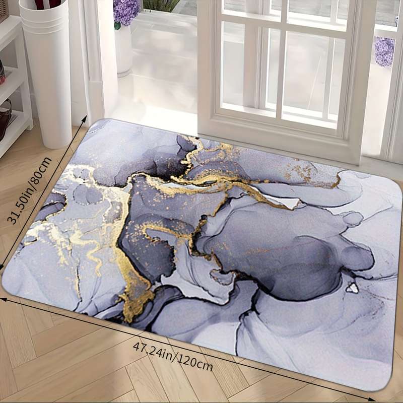 1Pc Purple 50x80cm Floor Mat