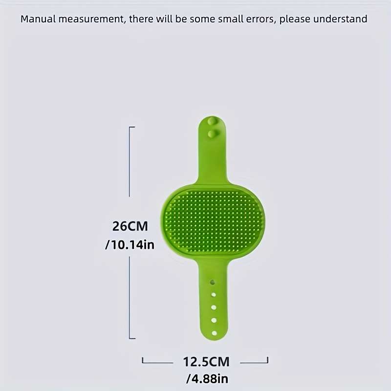 1pc Green Add Yellow Pet Comb
