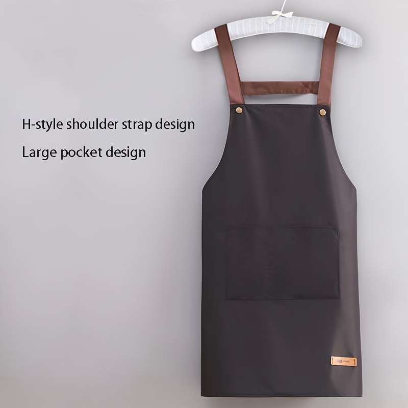 1pc Apron for household use and oil resistant kitchen and work waist circumference for convenien