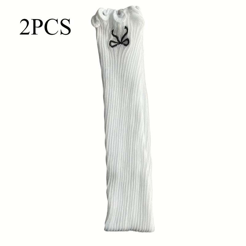 1 Pair White Warm Gloves