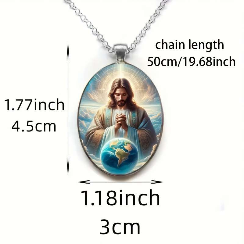 1pc Jesus Theme Pendant