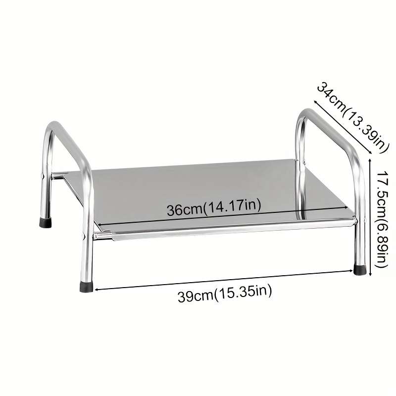 1pc Multifunctional Kitchen Storage Rack Stove Holder Induction Cooker Holder Countertop Sto