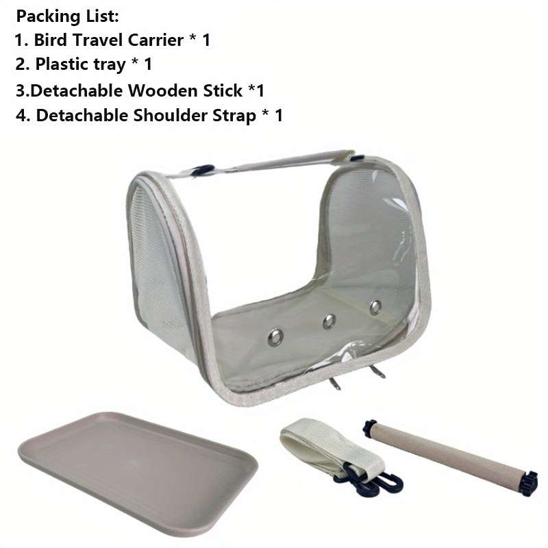 1pc Gray Pet Bag