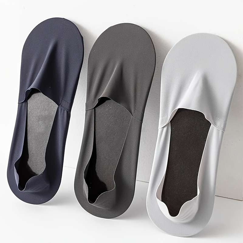5 Pairs Light Grey One Size High Elastic Socks