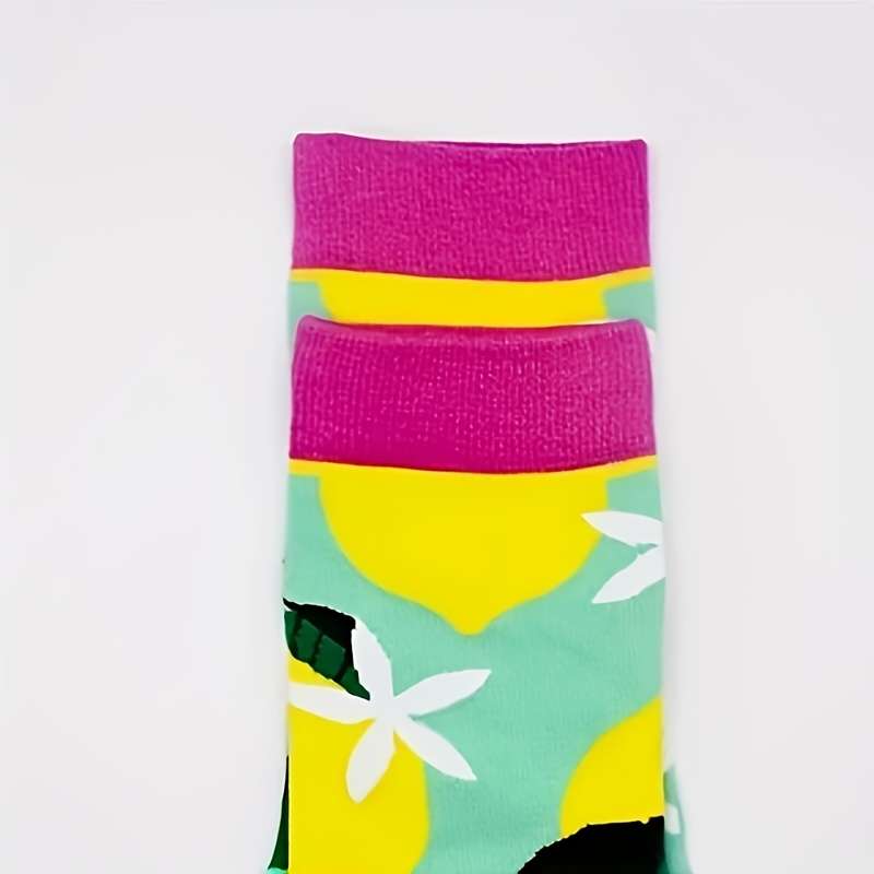 1 Pair Mixed Color One Size Socks