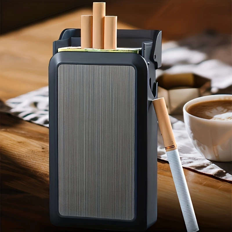 1pc 20 Cigarette Capacity Cigarette Case Men's Moisture-proof Storage Container