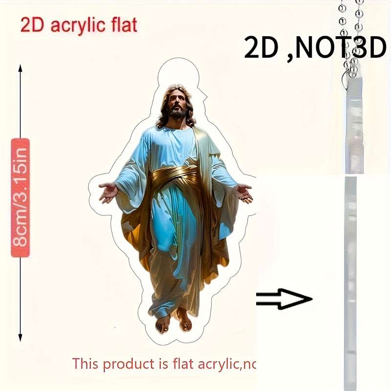 1 Piece Jesus Theme Pendant