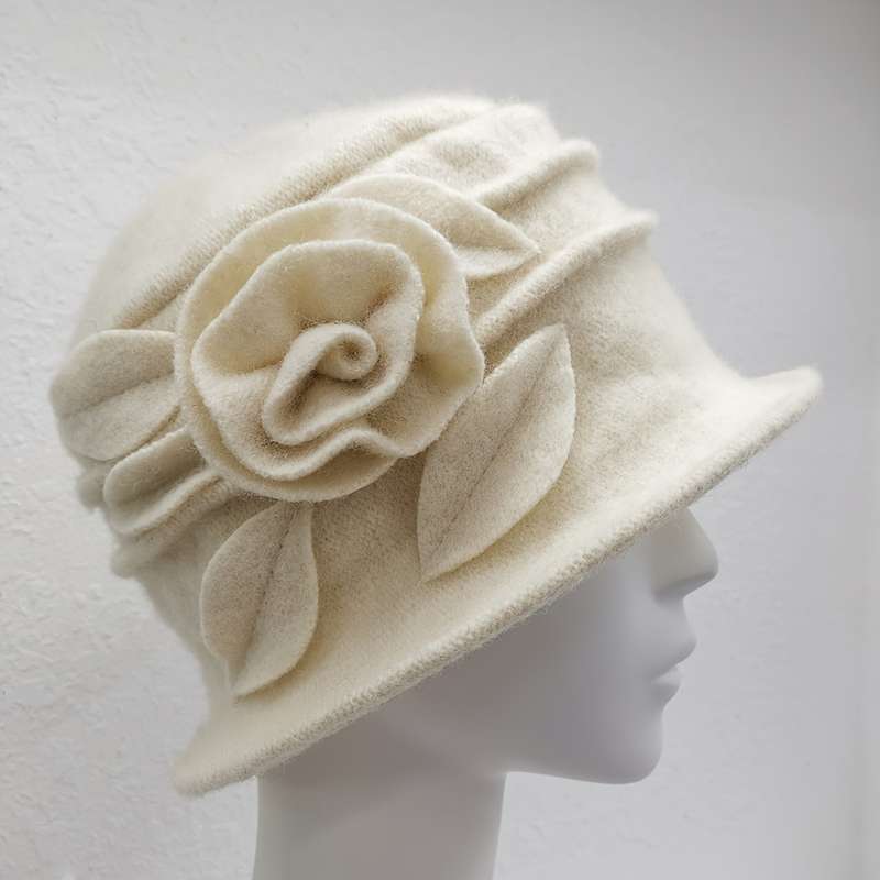 1pc 8 Colors Wool Top Hat Basin Hat Winter Middle-aged Women's Hat Elegant Middle-aged Woolen Mom H