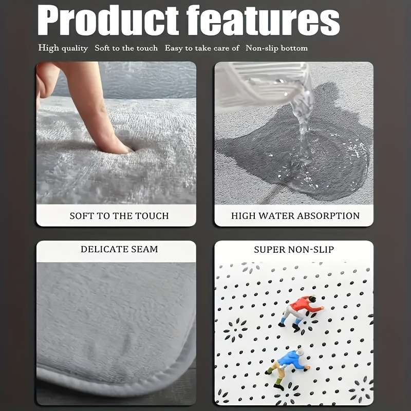 1Pc 50x80cm 19.7x31.5inch Floor Mat
