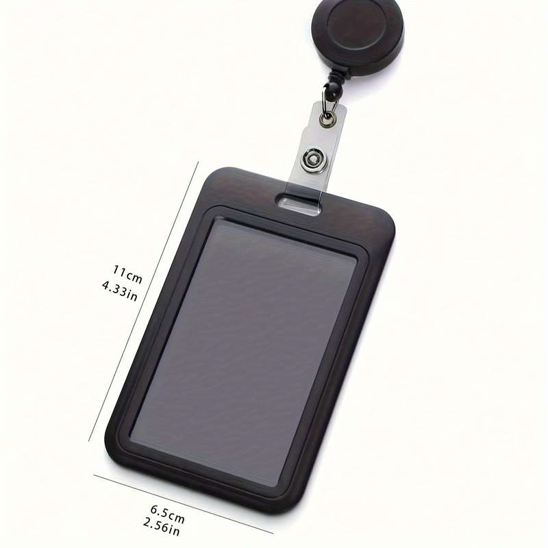 1pc Work ID Card Case Card Protection Cover Simple Card Case For Nurse And Doctor