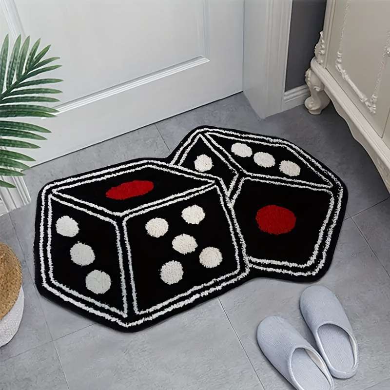 1Pc Black 19.7x31.5inch 50x80cm Floor Mat