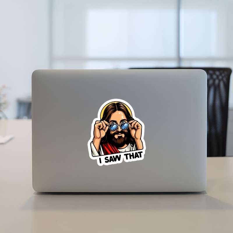 1 Piece  12.7 cm Jesus Christian Themed Stickers