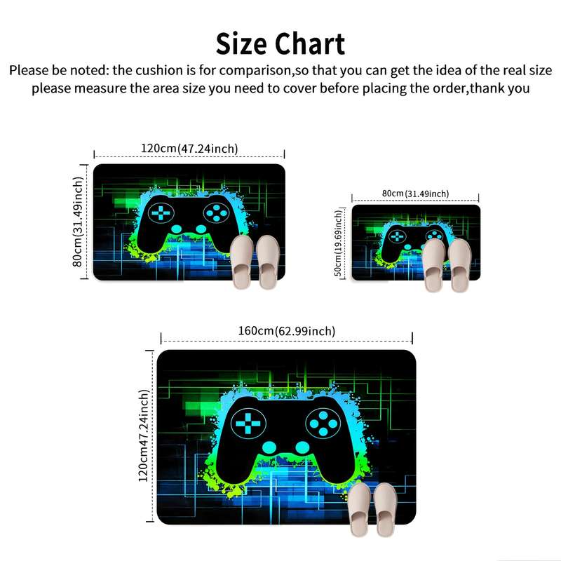 1Pc 19.6x31.5inch 50x80cm Floor Mat