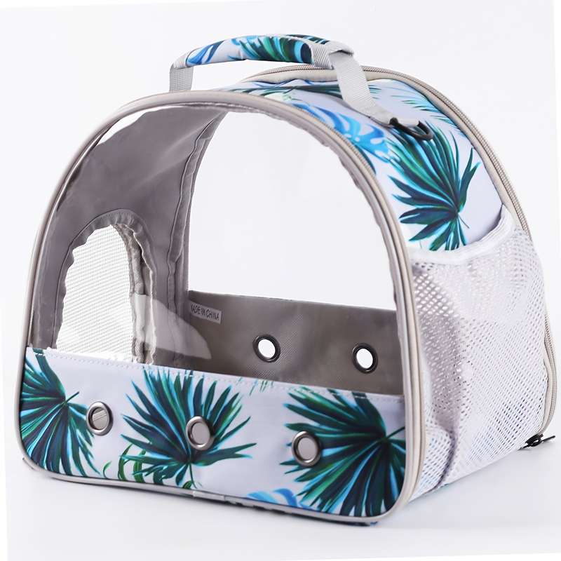 1pc Green Floral Pet Bag