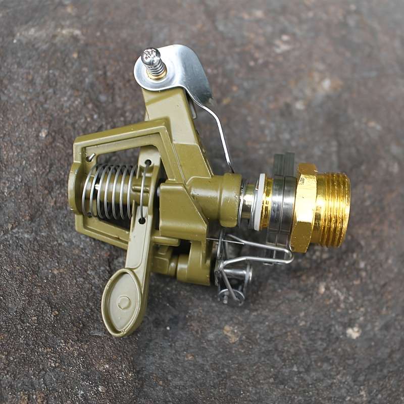 1Pc 2.0cm Sprinkler 360 Degree Rotating Zinc Alloy Lawn Irrigation Nozzle