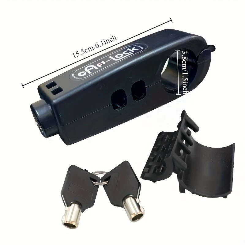 1pc High-Strength ABS Material Portable Anti-Theft Lock Designed Specifically For Bicycles And Motor