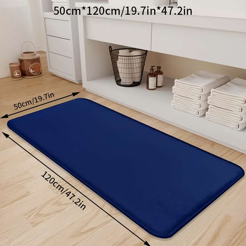 1Pc Black 50x100cm Floor Mat