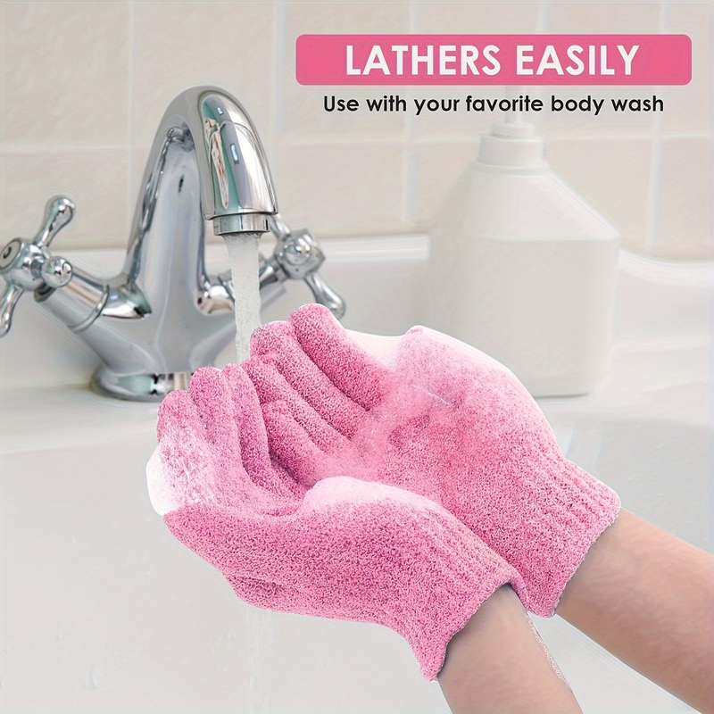 5 Pairs Colorful Nylon Gloves Multi Purpose Work Gloves