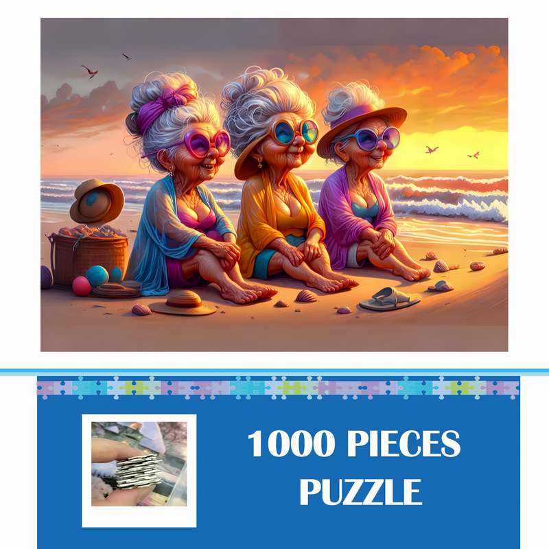 1000 Piece Paper Jigsaw Puzzle For Adults