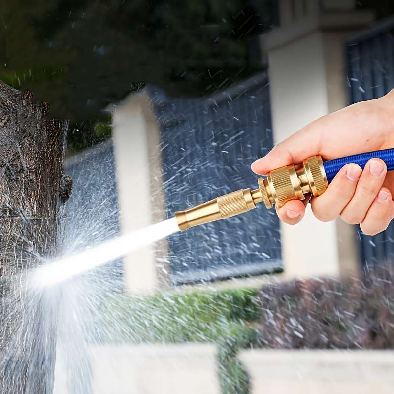 1Pc High Pressure Brass Spray Nozzle With Adjustable Hose
