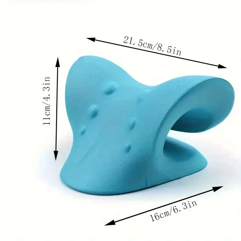 1pc Neck And Shoulder Relaxer Cervical Traction Device Cervical Traction Pillow for Muscle Relaxatio