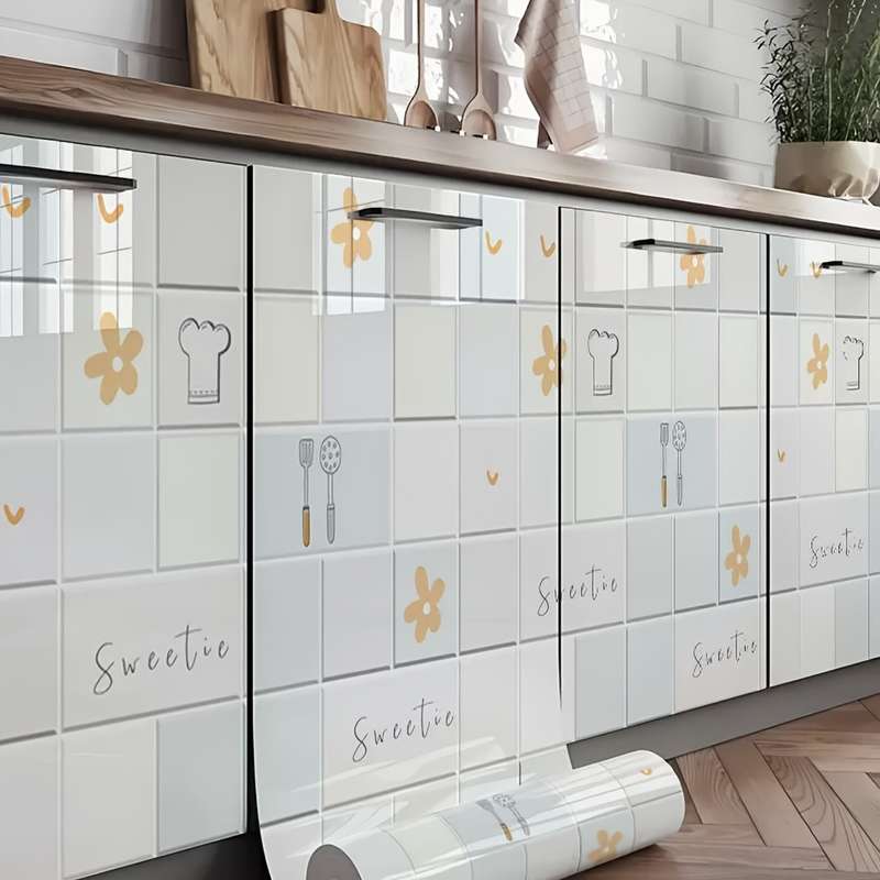 1PC Wall StickersSweet Kitchen60CMX5M