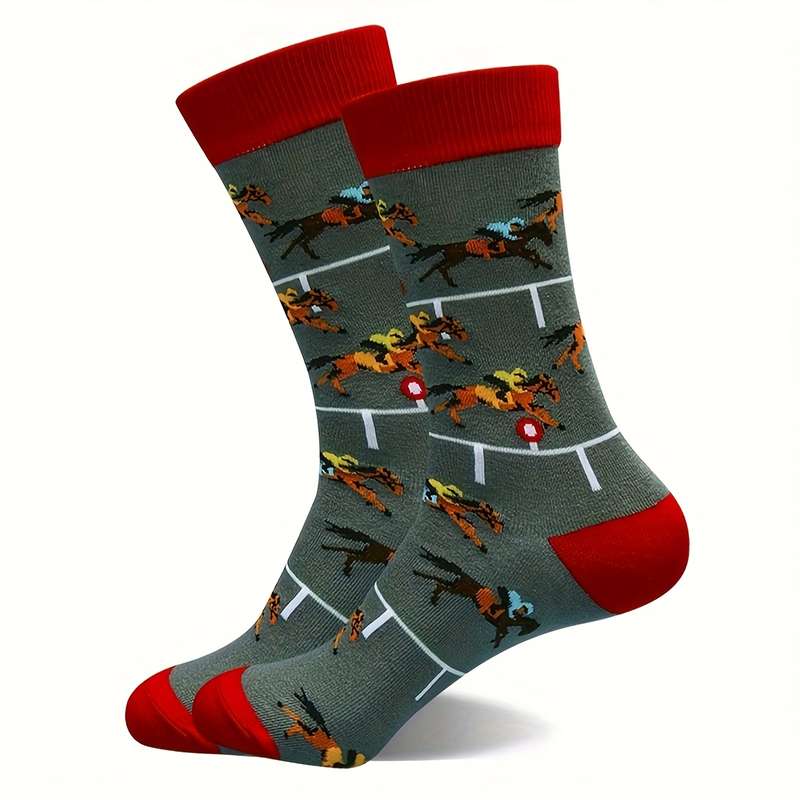 1 Pair Of Gray One Size Socks