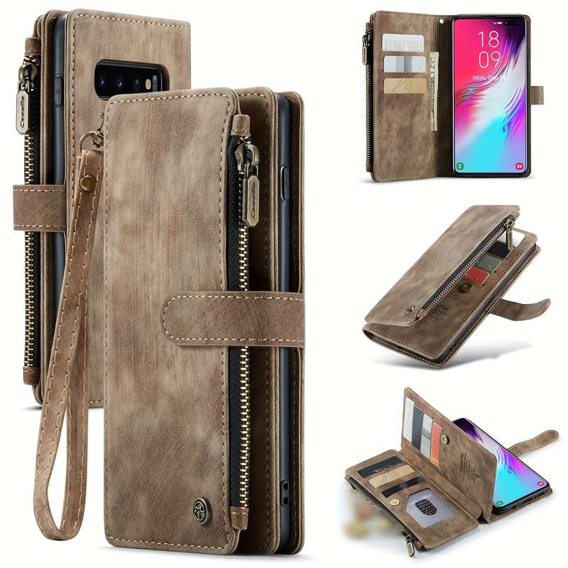 1pc Brown For Samsung Galaxy S10 Add   Phone Cases