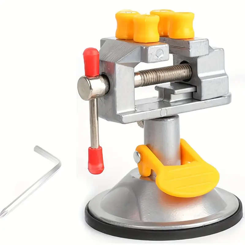 1pc Mini Table Vise Clamp 360 Suction Vice Clamp Drill Press Vise Table Bench Vice Craft Vise DIY