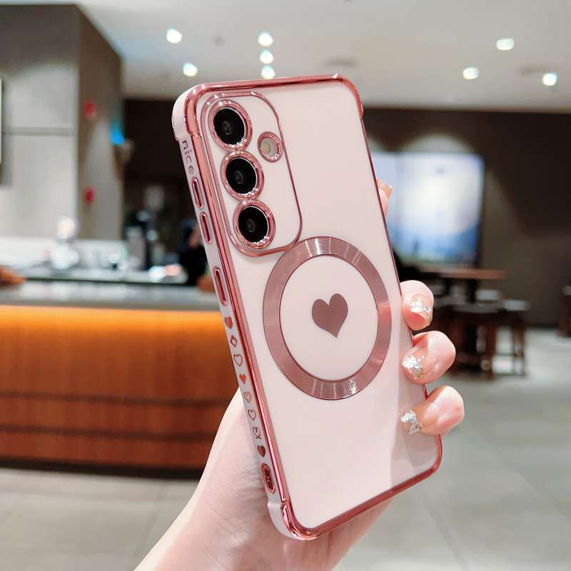 1pc Pink Red Color For Samsung Galaxy S21 FE 5G Phone Cases