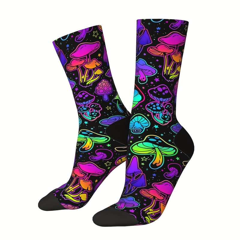 1 Pair Black One Size Socks