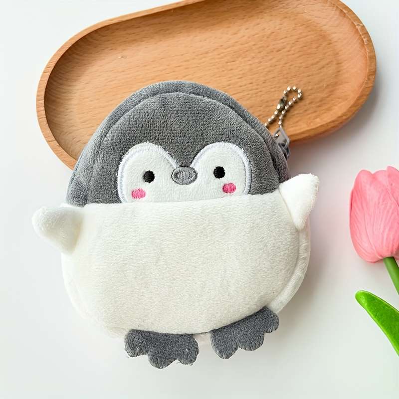 1pc A Cute Plush Coin Purse That Can Hold Lipstick And Bank Cards Perfect for Everyday Storage And