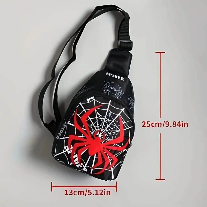 1pc Kids Mini Backpack Lightweight Fade-Resistant Crossbody Bag with Adjustable Strap Polyester Line