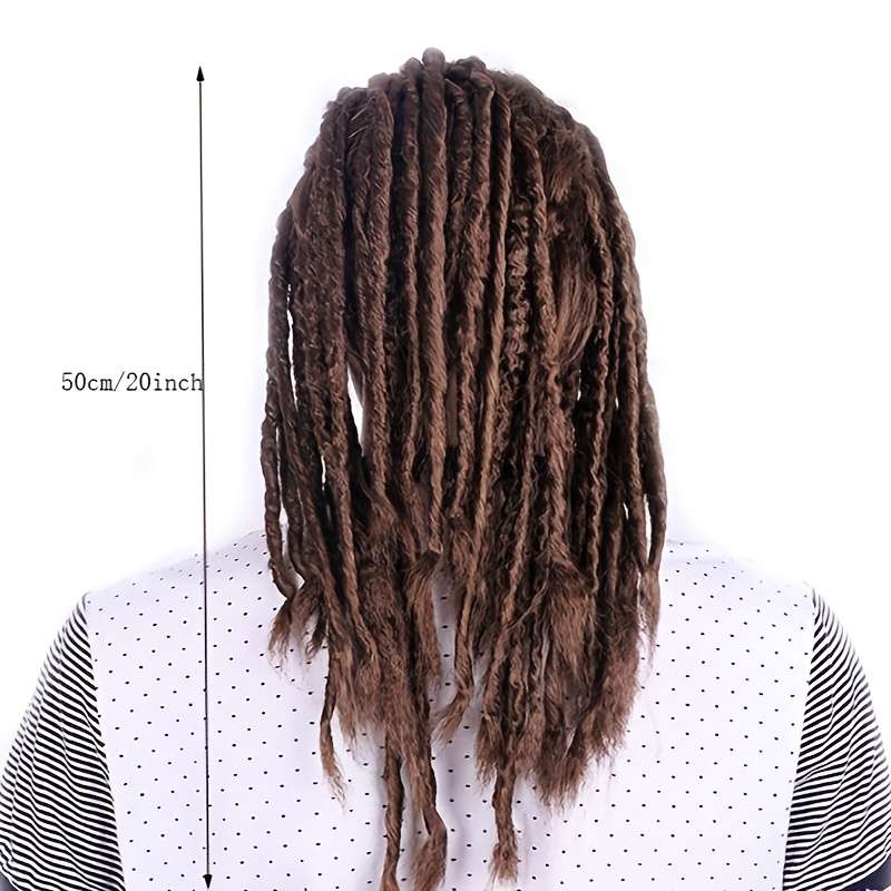 1Pc Black 50.8cm Fashion Design Wig