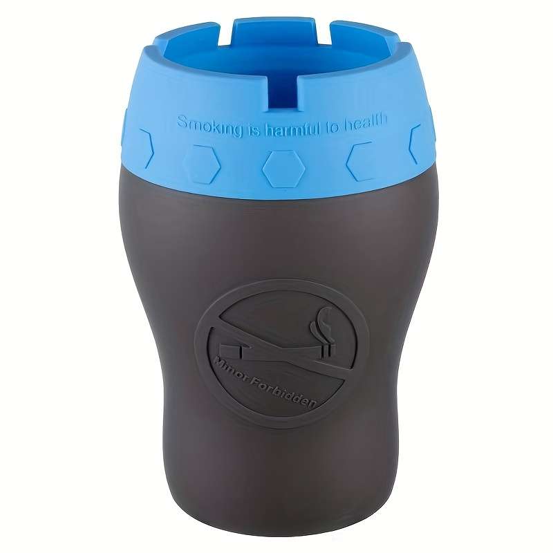 1pc A Unique And Creative Silicone Ashtray for Home And Car Use Designed to Be Anti-Fall And Dust-