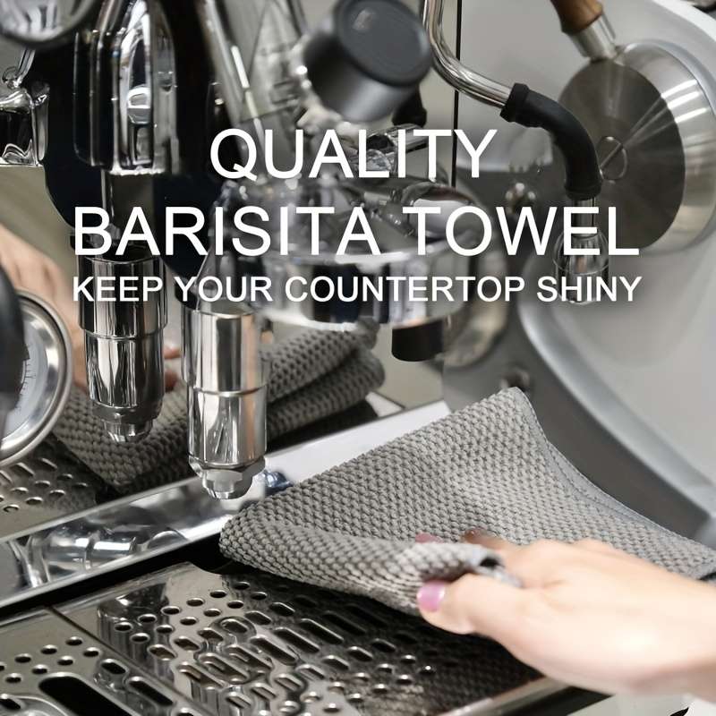 4pcs Ultra-Soft Microfiber Kitchen Towels High-Absorbency Double-Sided Waffle Texture Easy-