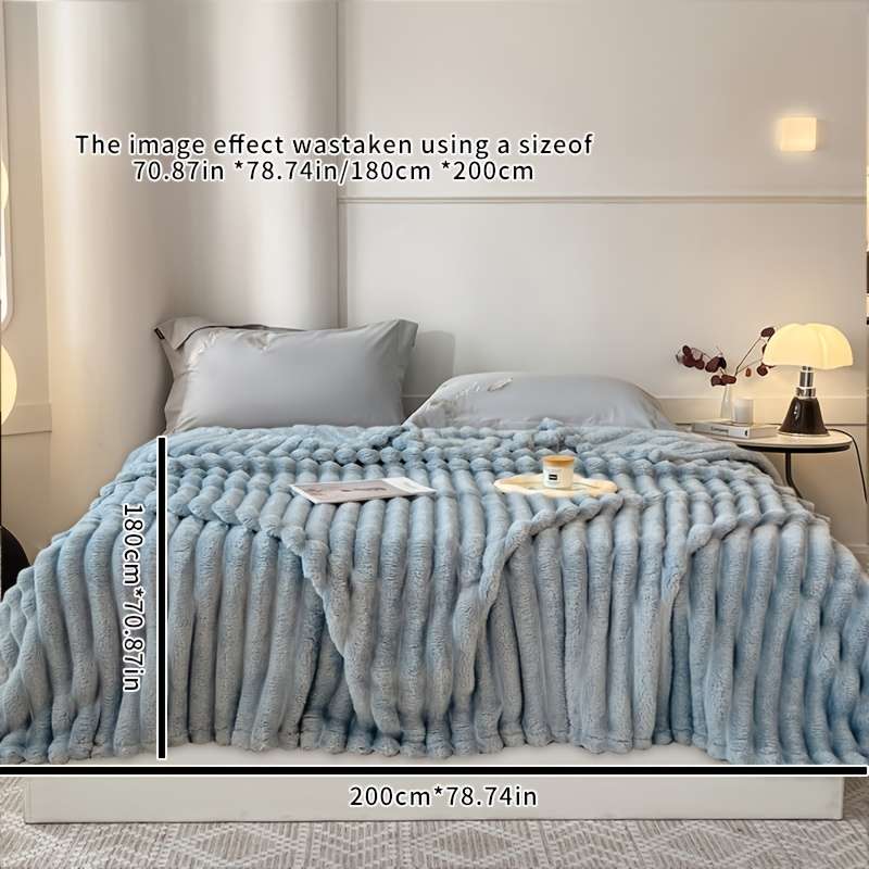 1ps Blanket Color Aoki Green size 100.0x150.01cm